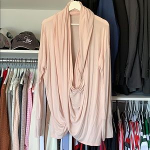 Pink wrap top